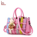 Cute Bear Fashion Lady Shoulder Bag PU bolso de cuero mujeres